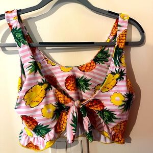 Tank style bathing suit top